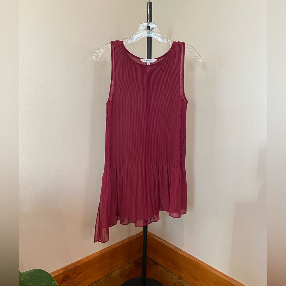 BCBGeneration Flowy Sleeveless Top Small Pink
